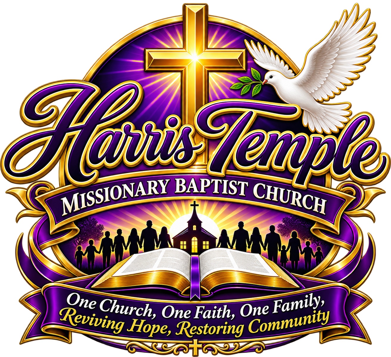 Harris Temple Missionary Baptist Church logo